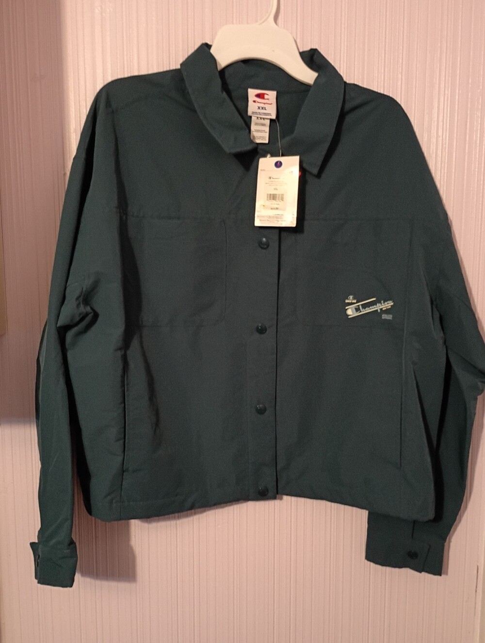 New! Champion Women's Snap Front Top Jacket Size XXL